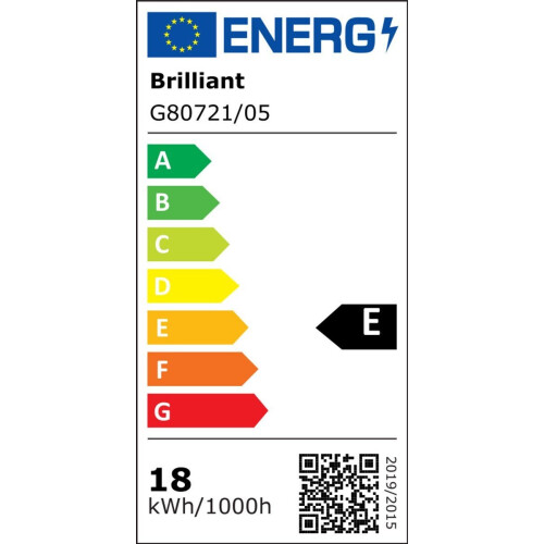Brilliant Briston - Plafondlamp - LED 20W - CCT RGB Dimbaar - Afstandsbediening - Wit