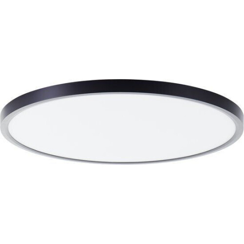 Brilliant Lotti - Plafondlamp - LED 30W 4000lm RGB Dimbaar Afstandsbediening Timer Nachtlicht Tuya Zwart 50 cm Tweedehands