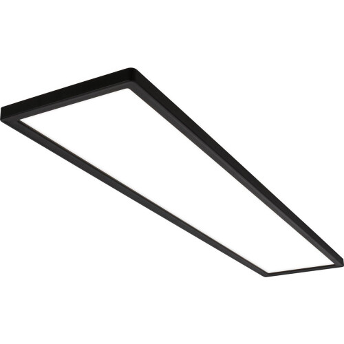 BRILONER Tava - LED Plafonniére - 36W 4800 lumen neutraal wit licht - zwart 98 x 20 x 3 cm Tweedehands
