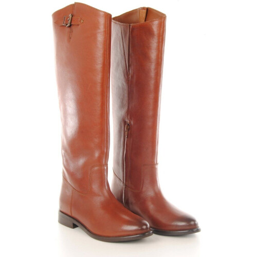 BRONX Felise - Klassieke laarzen - Glanzend atanado leer - Cognac Tweedehands