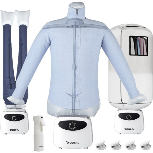 Brosmen Smooth Air - Strijkpop voor hemden en broeken - Inclusief Brosmen Water Dust en droogzak Tweedehands
