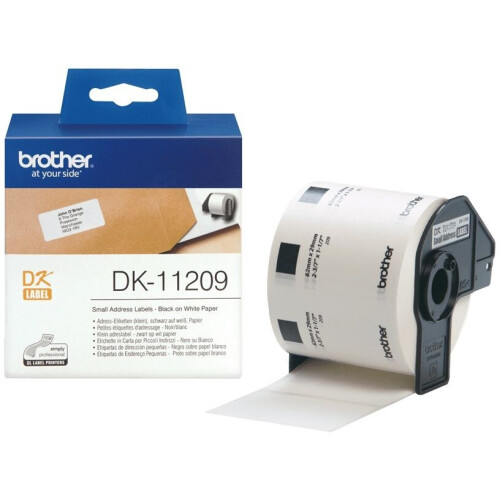 Brother DK-11209 - Printerlabel - Zwart op wit Tweedehands
