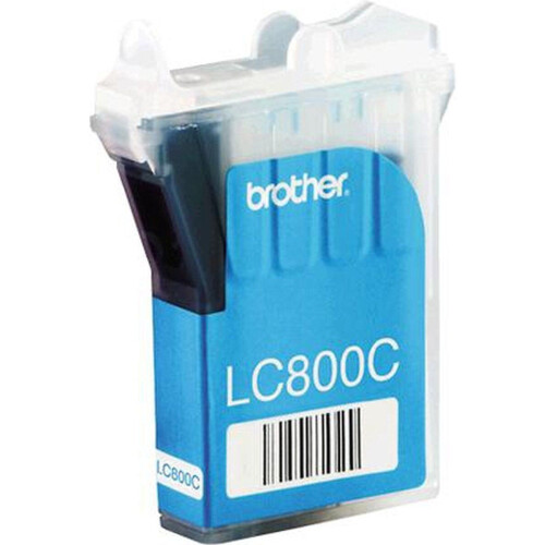 Brother LC-800C - Inktcartridge -±400 pagina's - Cyaan