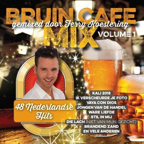 Bruin Cafe Mix Vol 1 - CD - 50 Nederlandstalige hits gemixt door Ferry Koestering Tweedehands