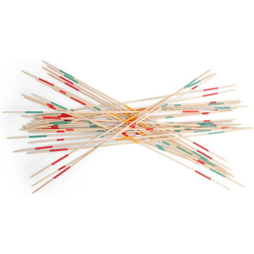 BS Toys Mikado - Grote Stokken - 31 stokken van bamboo - Buitenspeelgoed Tweedehands