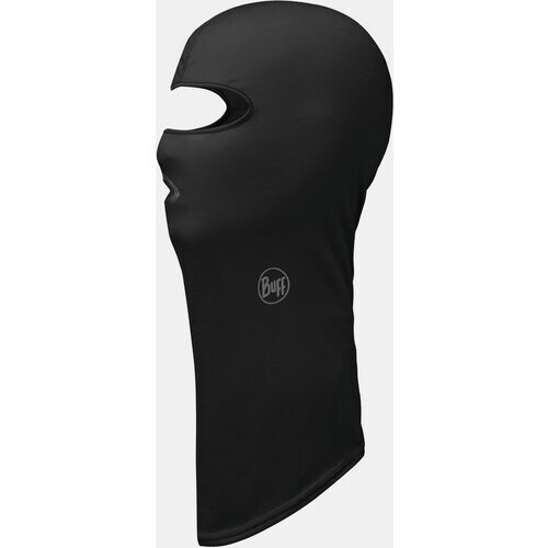 Buff Lightweight Merino Wool Solid Black Balaclava Junior Zwart Tweedehands