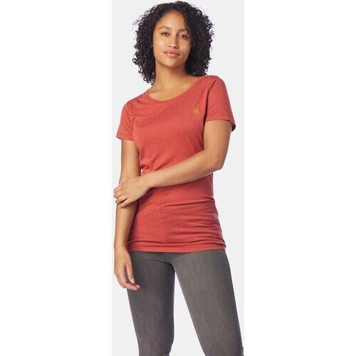 Buitenmens Shortsleeve T-shirt Dames Roest Tweedehands