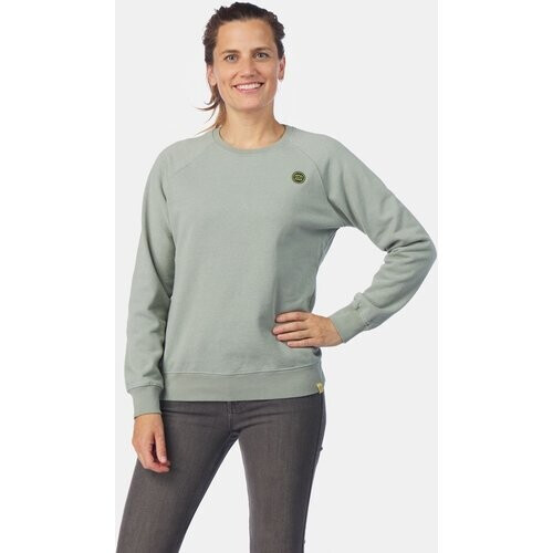 Buitenmens Sweater Fleecetrui Dames Middengroen Tweedehands