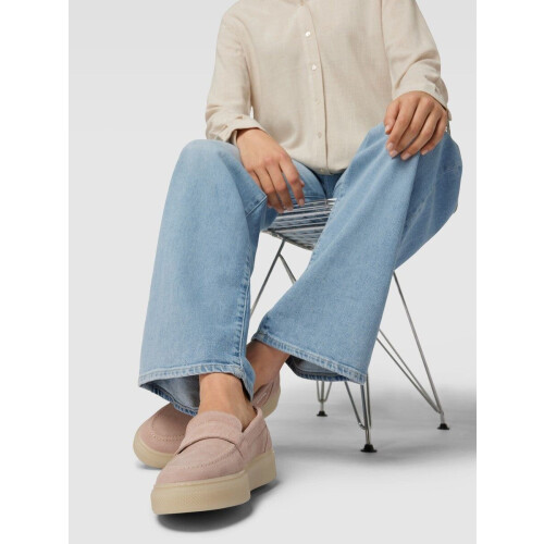 Bullboxer Penny Loafers Lichtroze – Stijlvolle Instappers met Schachtbrug - Maat 40 Tweedehands