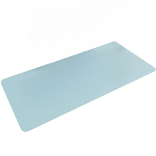 Bureauonderlegger - Kunstleer - Muismat - Antislip Onderlegger- Lichtblauw