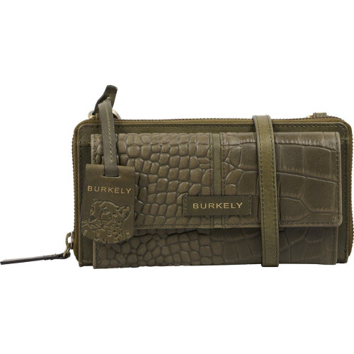 BURKELY Cool Colbie - Telefoontas - 3 vakken - Groen Tweedehands