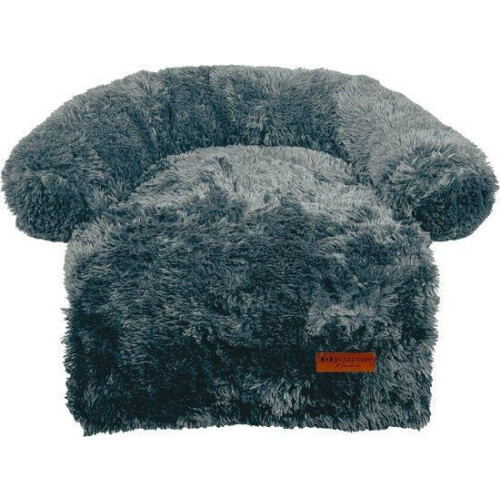 By Cee Cee - Hondenkleed M (90x90 cm) - Fluffy donkergrijs - Multifunctioneel