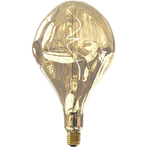 Calex Organic EVO XXL - E27 LED Lamp - Dimbaar 6W - Warm Wit Licht - Champagne