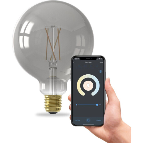 Calex Smart lamp E27 - Slimme LED lamp - Dimbaar via app - Wit