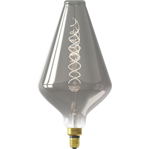 Calex Vienna XXL - E27 LED Lamp - Dimbaar Filament - Warm Wit Licht - Titanium