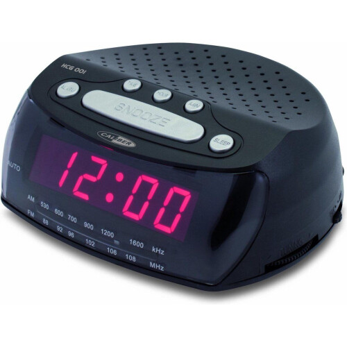 Caliber HCG001 - Wekker met FM-tuner en zoemer - Zwart Tweedehands