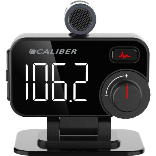Caliber PMT565BT - Bluetooth FM transmitter - Handsfree bellen en muziek streamen - Zwart