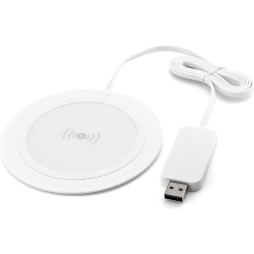 Caliber Qi Draadloze Lader - Qi-oplader - Snel laden 10W - Wit