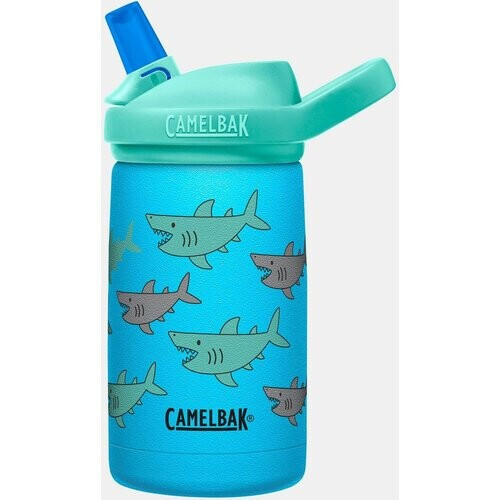 CamelBak Eddy+ Kids 12Oz/0,35L Drinkfles Blauw/Groen Tweedehands