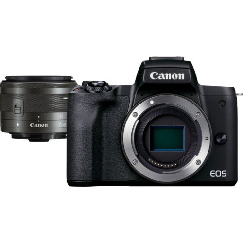 Canon EOS M50 Mark II - Kit met lens - 25,8Mpx - Zwart