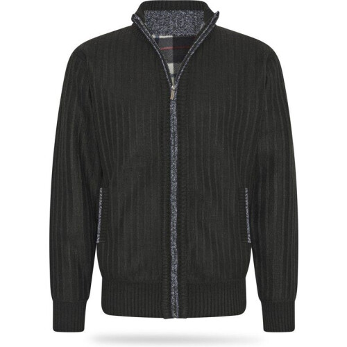 Cappuccino Italia Bounded Jacket - Heren Vest - Polyester - Zwart - Maat XXL Tweedehands