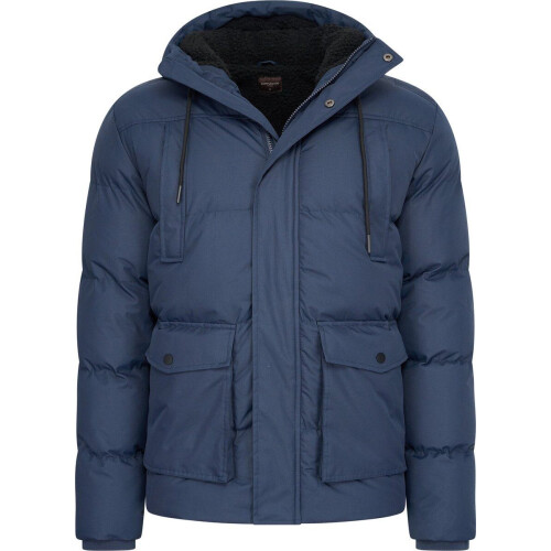 Cappuccino Italia - Heren Jas winter Moorland - Blauw - Maat XL