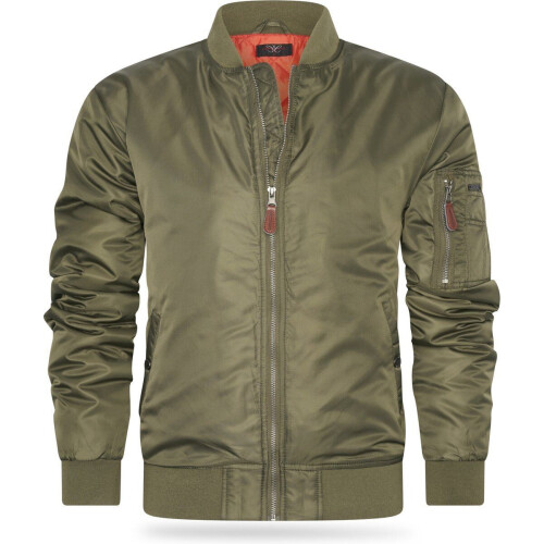 Cappuccino Italia - Heren Jas zomer Navy Seal Jacket Army - Groen - Maat XL