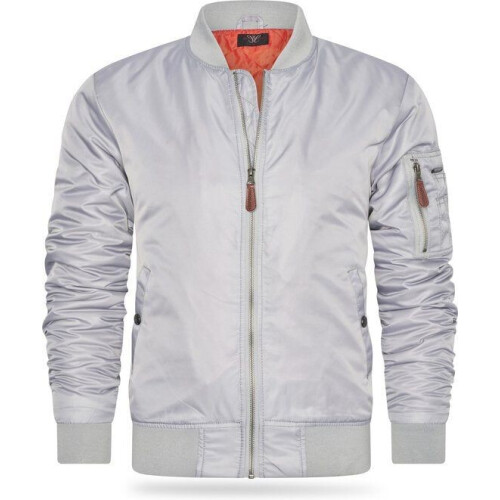 Cappuccino Italia - Heren Jas zomer Navy Seal Jacket Grijs - Grijs - Maat XXL Tweedehands