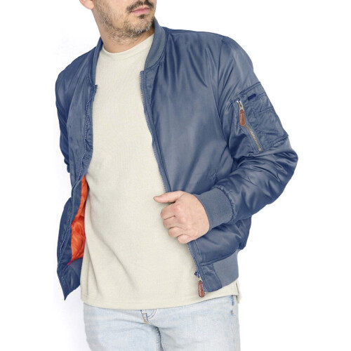 Cappuccino Italia - Heren Jas zomer Navy Seal Jacket Navy - Blauw - Maat XXL