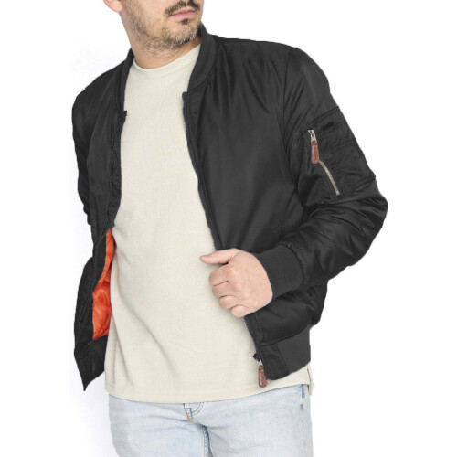Cappuccino Italia - Heren Jas zomer Navy Seal Jacket Zwart - Zwart - Maat L Tweedehands