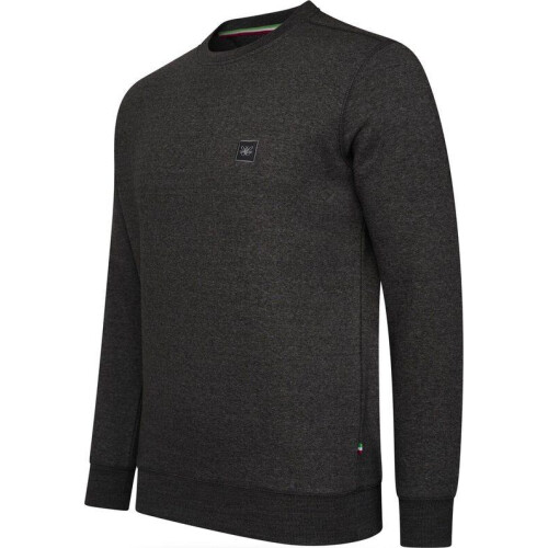 Cappuccino Italia - Heren Sweaters Prato Sweater - Grijs - Maat XL