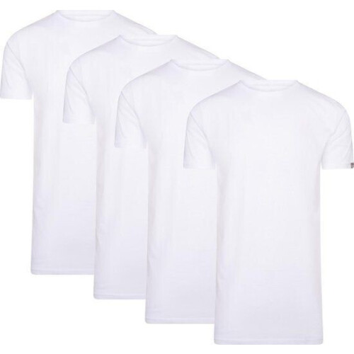 Cappuccino Italia - Heren Tee SS 4-Pack T-shirts - Wit - Maat S Tweedehands