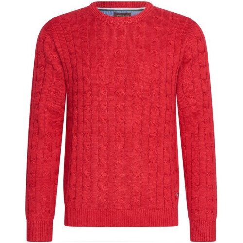 Cappuccino Italia - Heren Trui Adria Kabel - Rood - Maat M Tweedehands