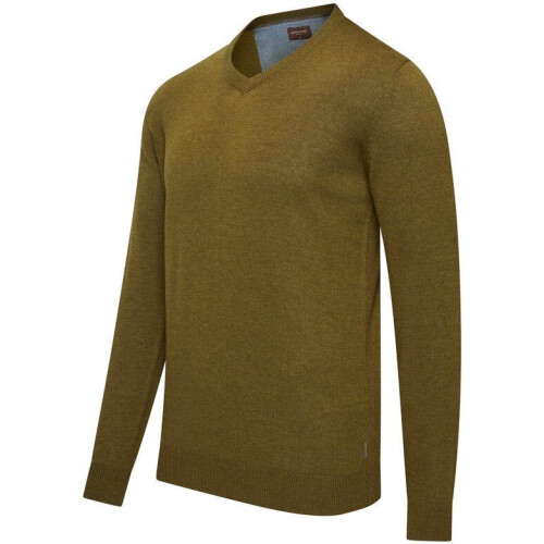 Cappuccino Italia - Heren Trui Salerno Pullover - Groen - Maat XXL