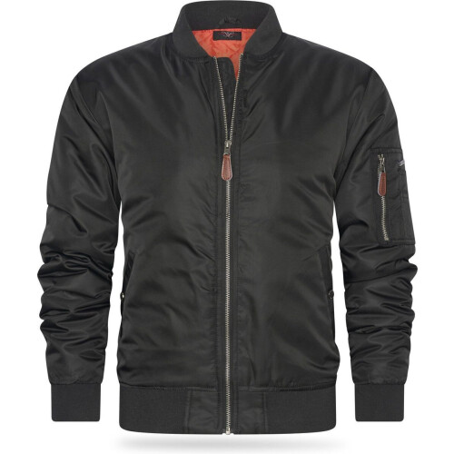 Cappuccino Italia Navy Seal Jacket - Heren Jas - 100% Nylon - Zwart - Maat XXL