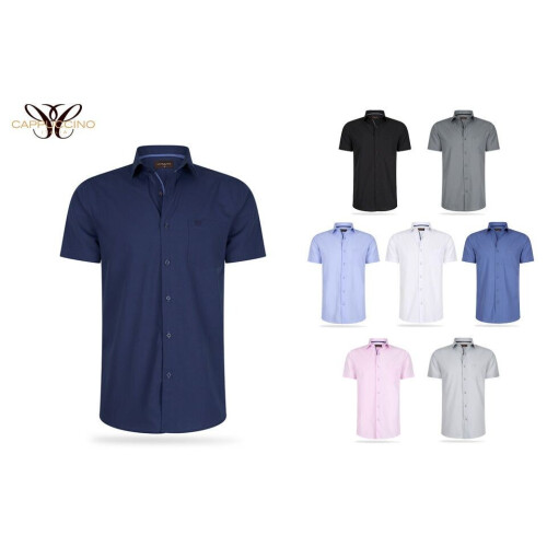 Cappucino Overhemd - Lichtblauw - Maat S