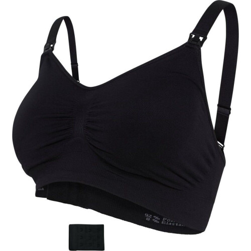 Carriwell Padded Meegroeibh - Voedingsbh - Ondersteuning voor zwangerschap en borstvoeding - Zwart Tweedehands