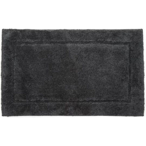 Casilin Orlando - Badmat Antislip 60x100cm - Hoogpolig Waterabsorberend Donkergrijs