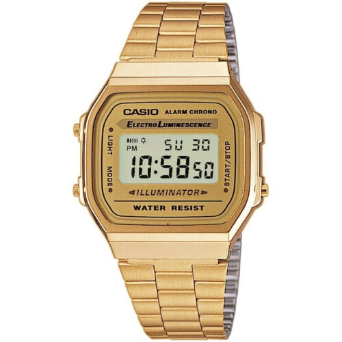 Casio A168WG-9EF - Polshorloge - 36,3 mm - Goudkleurig
