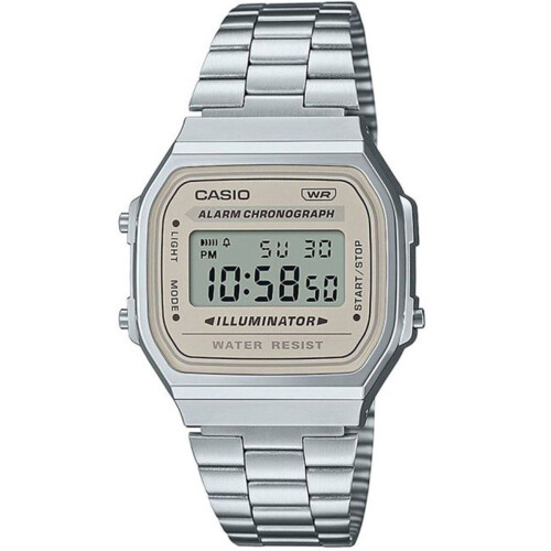 Casio Casio Collection Vintage A168WA-8AYES Horloge - Staal - Zilverkleurig -Ø 35 mm Tweedehands