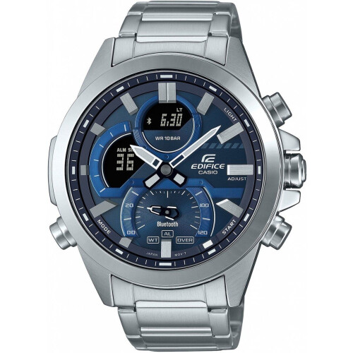 Casio Edifice ECB-30D-2AEF - Herenhorloge 46 mm - Zilverkleurig
