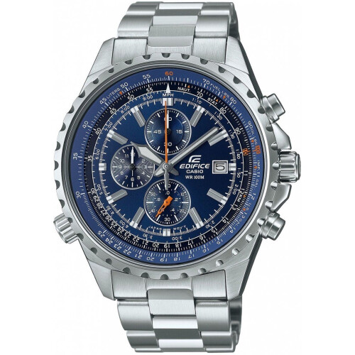 Casio Edifice EF-527D-2AVUEF - Herenhorloge - Quartz - 46 mm - Zilverkleurig Tweedehands