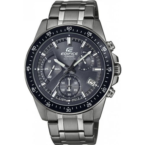 Casio Edifice EFV-540DC-1CVUEF - Heren Horloge - Roestvrijstaal - 10 ATM waterdicht - Zwart Tweedehands
