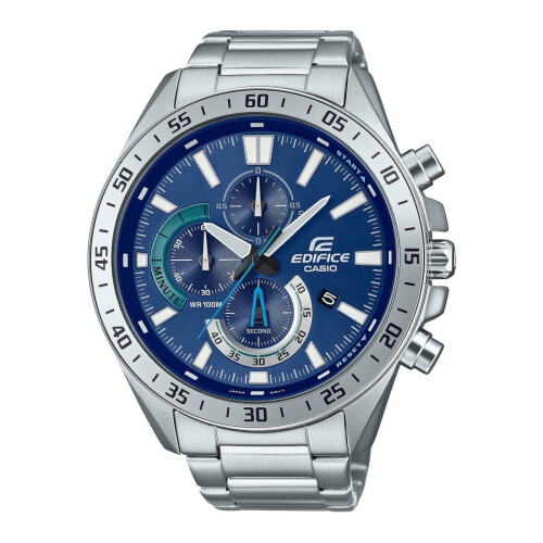 Casio Edifice EFV-620D-2AVUEF - Polshorloge - Quartz - 51 mm - Zilverkleurig Tweedehands