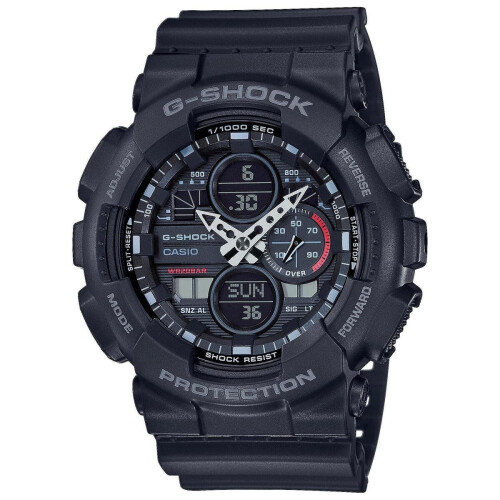 Casio G-Shock GA-140-1A1 - Dameshorloge 51 mm - Waterdicht tot 20 ATM - Zwart