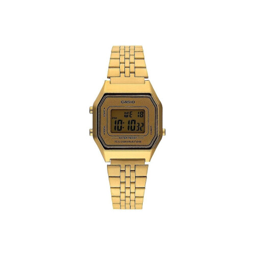 Casio LA680WEGA-9ER - Dameshorloge - 28,6 mm - Goudkleurig Tweedehands