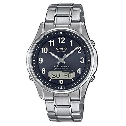 Casio LCW-M100TSE-1A2ER - Heren Horloge - Radio Controlled - 40 mm Zilverkleurig Tweedehands