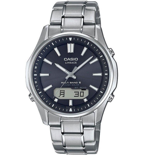 Casio LCW-M100TSE-1AER - Herenhorloge - Quartz - 40 mm - Zilverkleurig Staal Tweedehands