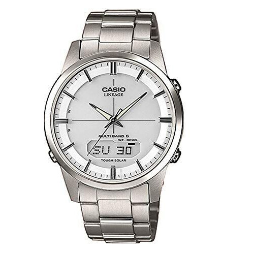 Casio LCW-M170TD-1AER - Herenhorloge - Radio Controlled - Titanium 40 mm - Zilverkleurig Tweedehands