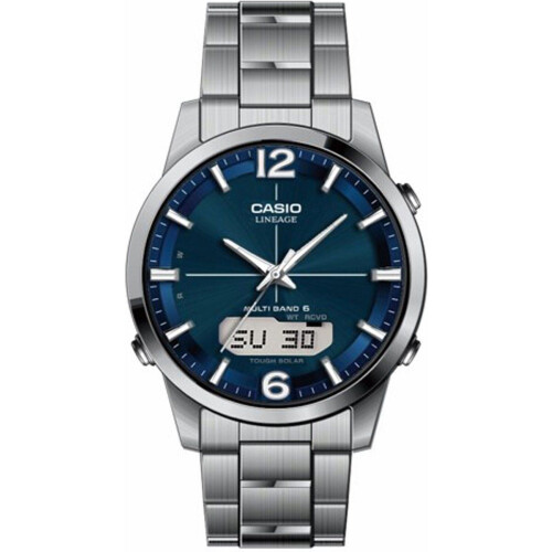 Casio LCW-M170TD-2AER Radio Controlled Heren Horloge Zilverkleurig -Ø 39,5 mm